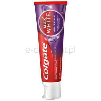 Colgate Pasta Do Zębów Max White Purple Reveal Wybielająca 75 Ml