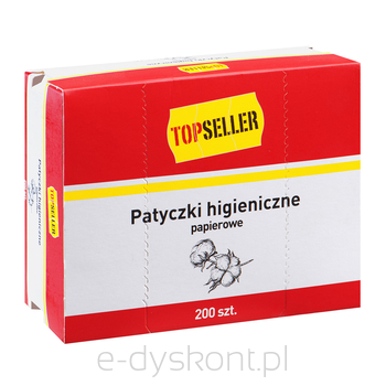 Topseller Patyczki Higieniczne Papierowe 200 Szt.