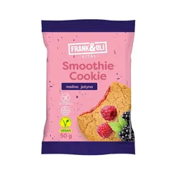 Frank & Oli Smoothie Cookie ciastko owsiane z nadzieniem z maliny i jeżyny 50 g