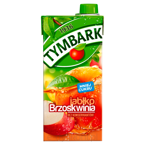 Tymbark Napój Jabłko Brzoskwinia 1 L