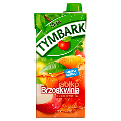 Tymbark Napój Jabłko Brzoskwinia 1 L