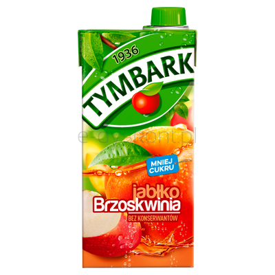 Tymbark Napój Jabłko Brzoskwinia 1 L
