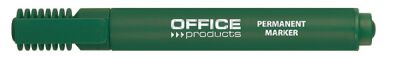 Office Products Marker permanentny ścięty, 1-5mm (linia), zielony 