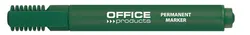 Office Products Marker permanentny ścięty, 1-5mm (linia), zielony 