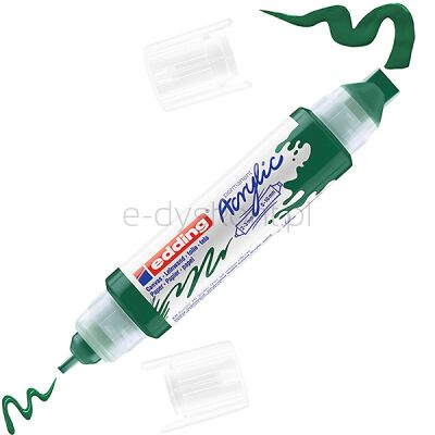 Edding Marker Akrylowy 3D E-5400 Podwójny, 2-3 Mm, 5-10 Mm, Zielony Mech
