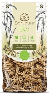 Bartolini Makaron Orkiszowy Pełnoziarnisty Świderek Bio 250G