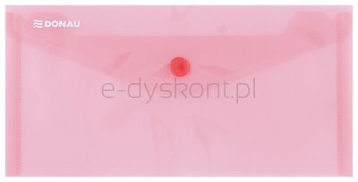 Donau Teczka Kopertowa Zatrzask, Pp, Dl, 180Mikr., Czerwona 