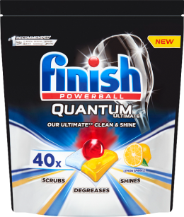 Finish Tabletki Do Zmywarki Quantum Ultimate Lemon 500 G (40 Sztuk) 
