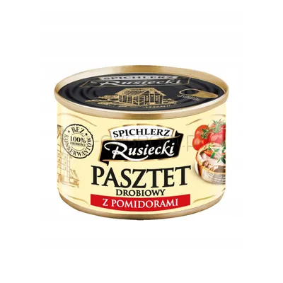 Spichlerz Rusiecki Pasztet drobiowy z pomidorami 160g