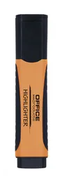 Zakreślacz OFFICE PRODUCTS z gumowym uchwytem, 2-5mm, pomarańczowy