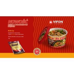 VIFON Zupa Mi Bo Cay z nudlami pszennymi i wołowiną 140g