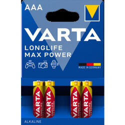 Varta Baterie Longlife Max Power Lr03 Aaa 4 Szt.