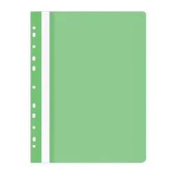 Office Products Skoroszyt, PP, A4, miękki, 100/170mikr., wpinany, jasnozielony