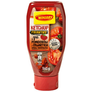 WINIARY Ketchup Pikantny 560g