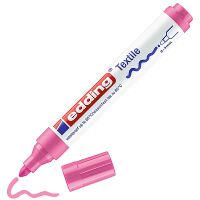 Edding Marker tekstylny e-4500 2-3 mm, różowy [BIURO]