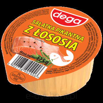 Dega Sałatka Pikantna Z Łososia 125G