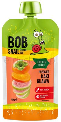 Bob Snail Smoothie kaki-guawa bez dodatku cukru 120g