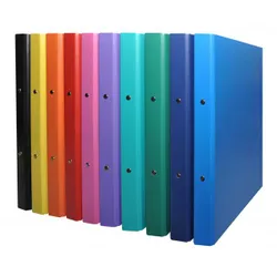 Donau Segregator ringowy PP, A4/2R/20mm, mix kolorów