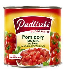 Pudliszki Pomidory Pelati W Soku Pomidorowym 2,55 Kg