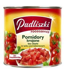 Pudliszki Pomidory Pelati W Soku Pomidorowym 2,55 Kg