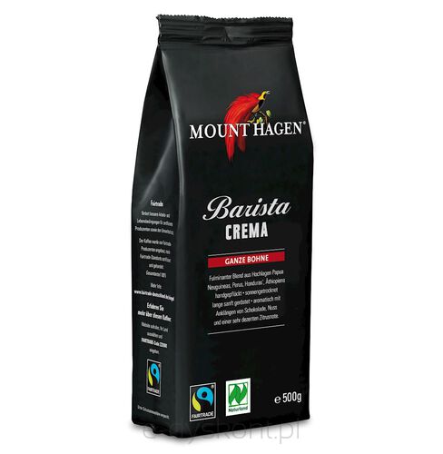 Kawa Ziarnista Arabica 100 % Barista Crema Fair Trade Bio 500 G - Mount Hagen [BIO]