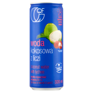 Quality Food Woda Kokosowa Z Liczi 320Ml