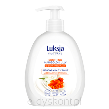 Luksja Mydło W Płynie Silk Care Kremowe Nagietek I Lilia 250 Ml