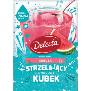 Delecta OK Kisiel na zimno z cukrem strzelającym smak arbuza 34g