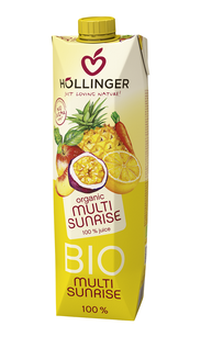 Sok Wieloowocowy Z Sokiem Z Marchwi (Multi Sunrise) Bio 1 L - Hollinger [BIO]