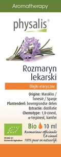 Olejek Eteryczny Rozmaryn Lekarski Bio 10 Ml - Physalis [BIO]