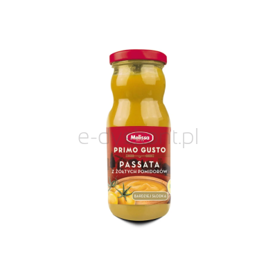 Melissa Primo Gusto Passata Z Żółtych Pomidorów 350 G