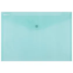 Teczka kopertowa DONAU zatrzask, PP, A4, 180mikr., zielona