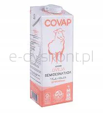 Covap Mleko UHT owcze częściowo odtłuszczone. Zawartość tłuszczu 1,7 %.  1l