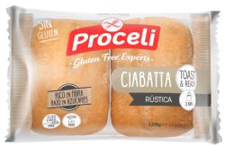 Proceli Ciabatta- Bułki Do Zapiekania Bezgl. 120 G
