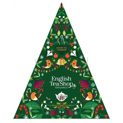 English Tea Shop Kalendarz Adwentowy Trójkąt Zielony 25 Piramidek Bio 50G Bn
