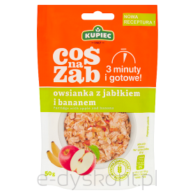 Kupiec Owsianka z jabłkiem i bananem 50 g Coś na ząb