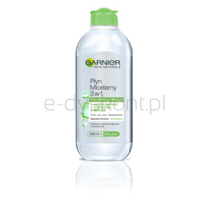 Garnier Płyn Micelarny 3W1 Skóra Normalna I Mieszana 400 Ml