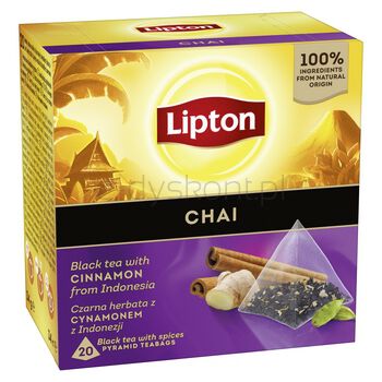 Lipton Herbata Piramidki Chai 20Torebek