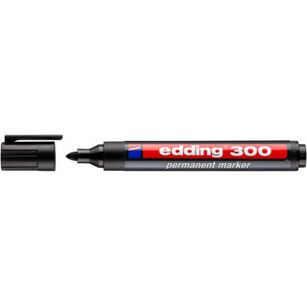 Marker Permanentny E-300 Edding, 1,5-3Mm, Czarny