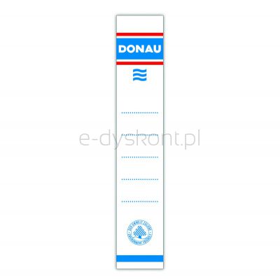Donau Etykiety Samoprzylepne Do Segregatora 33X153Mm, Jednostronne, 20Szt. 