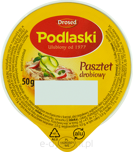 Drosed Pasztet Podlaski Kurcze 50G