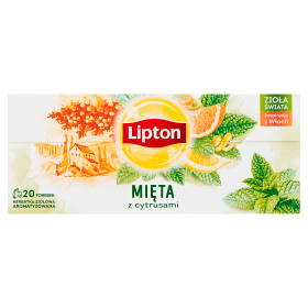 Lipton Herbata Citrus Mint 20 Sztuk