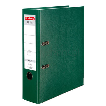 Herlitz Segregator A4 8 cm zielony Q.file