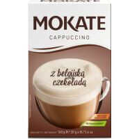 Mokate Cappuccino z belgijską czekoladą 160 g (20 g x 8)