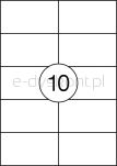 Office Product Etykiety 105x57mm, białe, 100 ark.  - 2