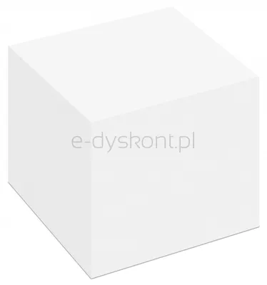Kostka DONAU klejona, 90x90x85mm, ok. 800 kart., biała