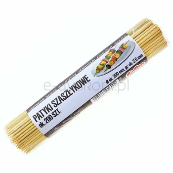 Patyki Szaszłykowe - 200*2,5 Mm / 200 Szt. Godan