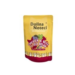 Dolina Noteci Superfood Mokra karma saszetka dla kota kurczak i wołowina z doradą 85g