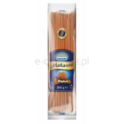 Goliard Makaron Spaghetti Pełne Ziarno 500 G