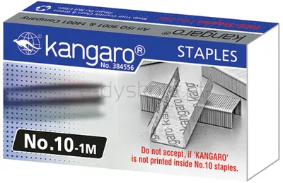 Kangaro Zszywki No. 10-1M, 1000 szt. 